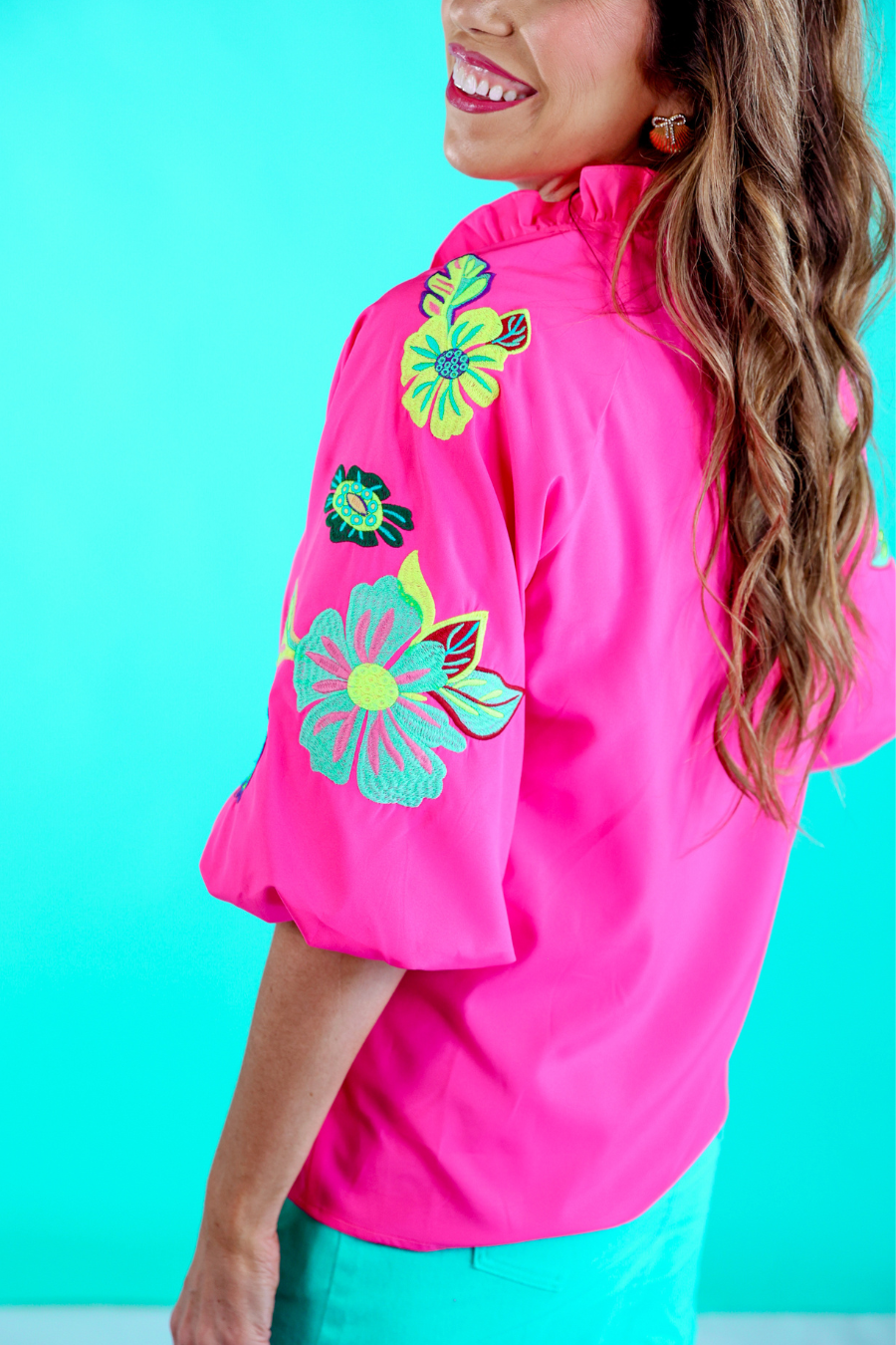 Daphne Embroidered Top