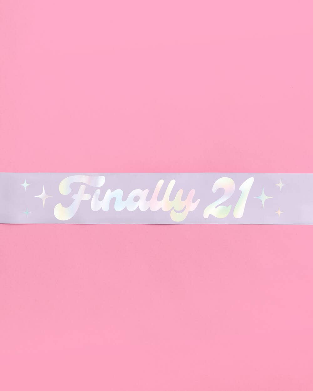 21st Birthday Party Sash, Finally Legal, Party Accessory
