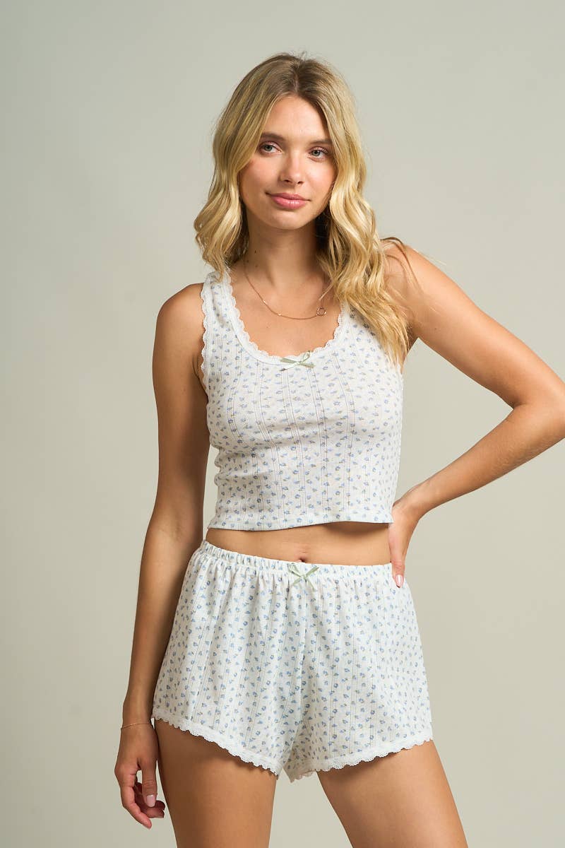 Floral Print Sleep Set