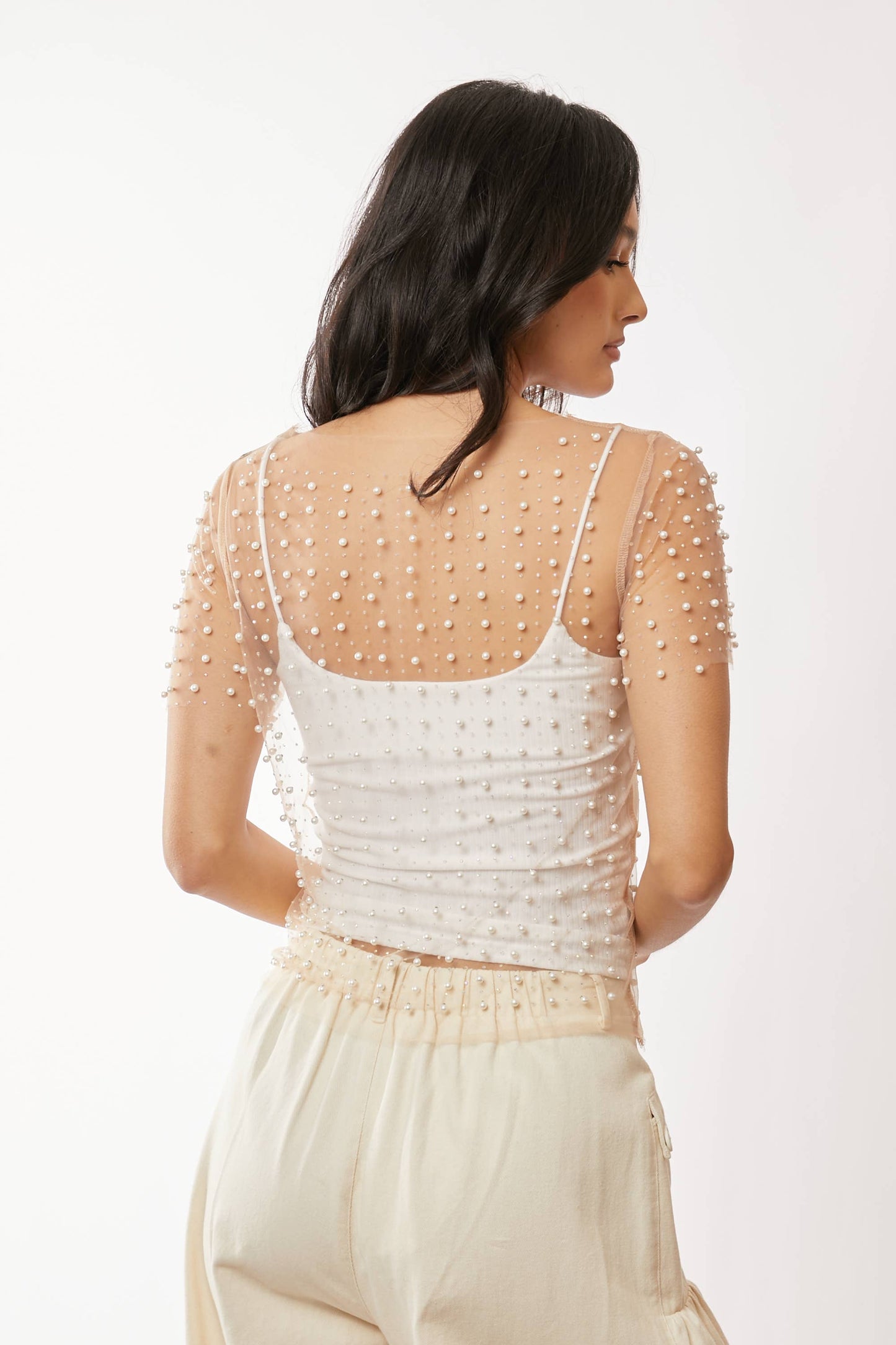 Pretty Little Pearled Top