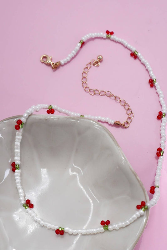 Pretty Little Cherry Necklace