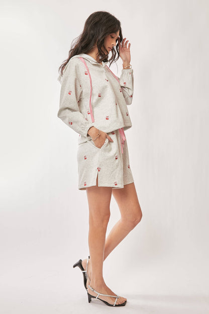 Sweet Cherry Embroidered Set