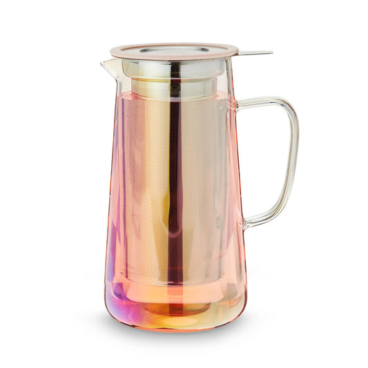 Annika™ Iridescent Glass Teapot w/ Infuser & Lid - 33oz