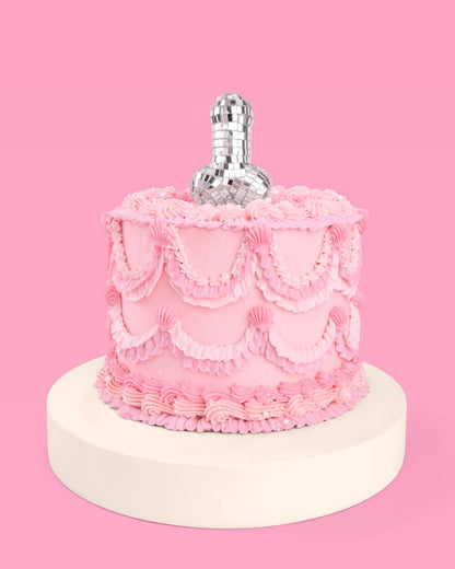 Bachelorette Penis Cake Topper, Bride Last Disco Supplies