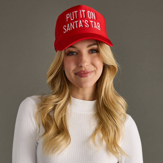 Put It On Santa's Tab Trucker Hat