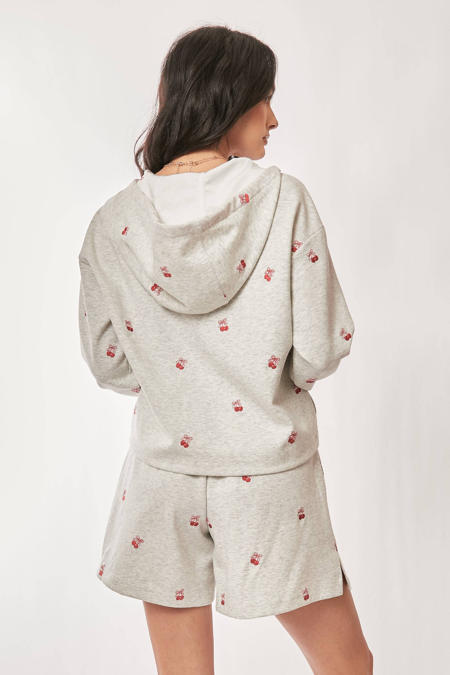 Sweet Cherry Embroidered Set