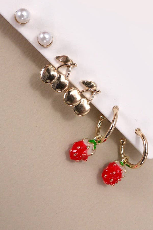 Sweet Girl Earring Trio