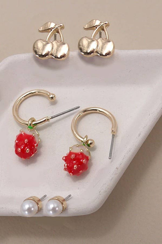 Sweet Girl Earring Trio