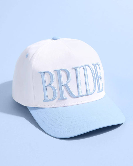 Something Blue Hat - BRIDE Hat