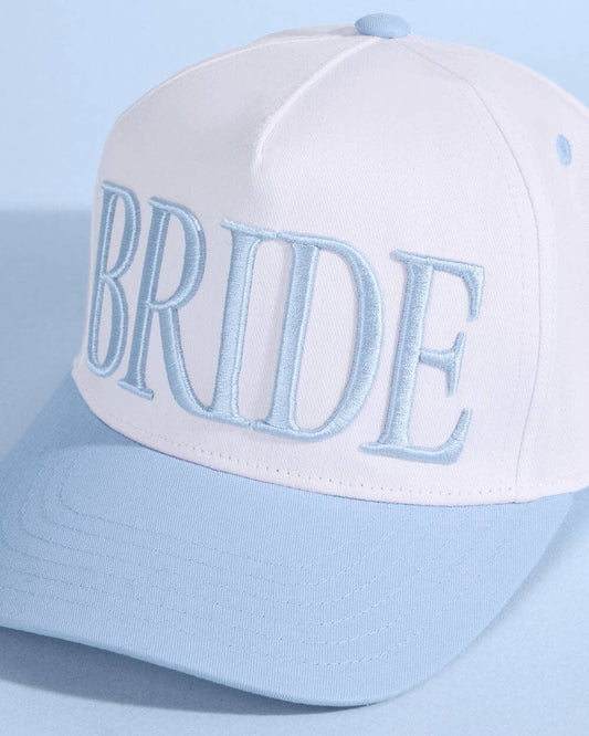 Something Blue Hat - BRIDE Hat