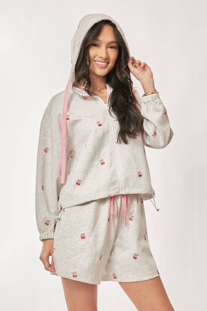 Sweet Cherry Embroidered Set