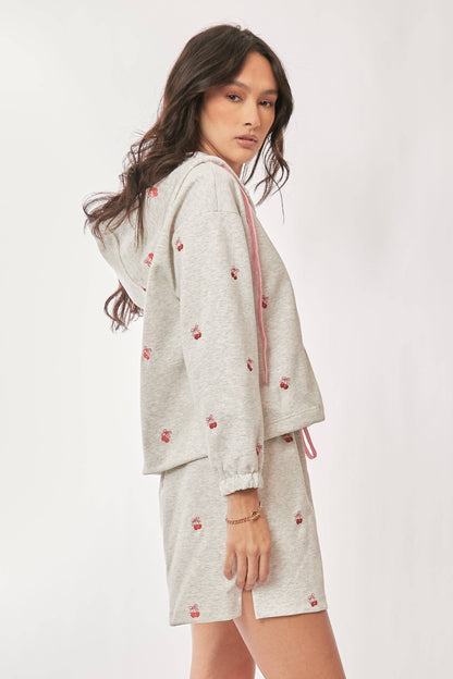 Sweet Cherry Embroidered Set